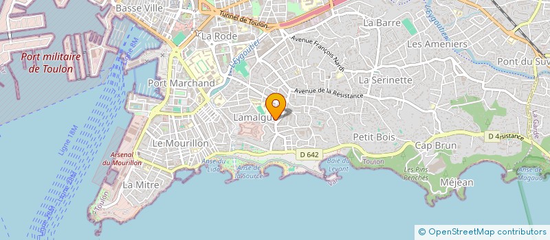 localisation de l'entreprise MONSIEUR ARNAUD SIEGEMUND  TOULON