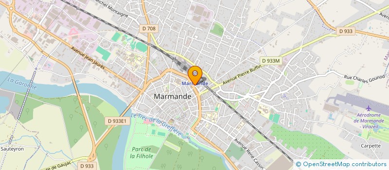 localisation de l'entreprise MONSIEUR ARNAUD SILVERE YANSOUNOU  MARMANDE