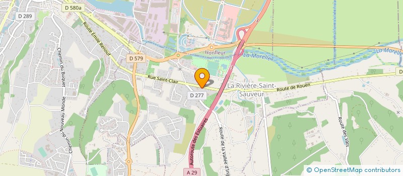 localisation de l'entreprise MONSIEUR ARNAUD SIMON  LA RIVIERE-SAINT-SAUVEUR