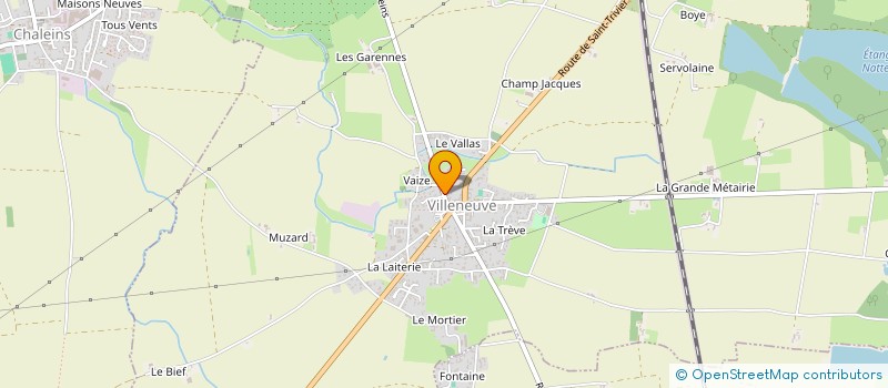 localisation de l'entreprise MONSIEUR ARNAUD SIMONIN à VILLENEUVE