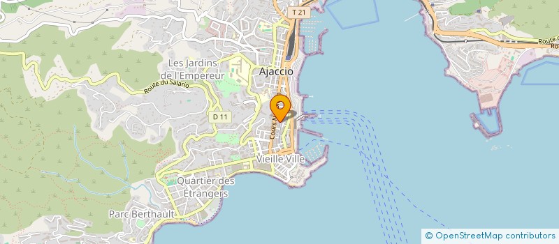 localisation de l'entreprise MONSIEUR ARNAUD SINI à AJACCIO