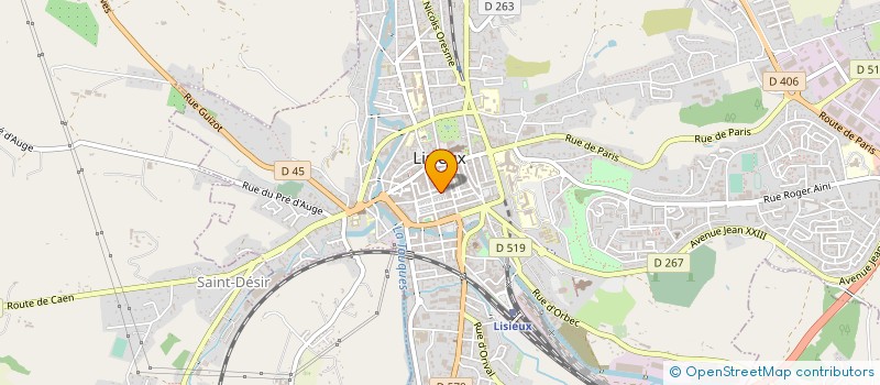 localisation de l'entreprise MONSIEUR ARNAUD SINTIVE  LISIEUX