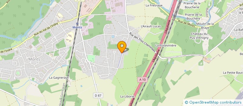 localisation de l'entreprise MONSIEUR ARNAUD SIRUGUE à MONTS