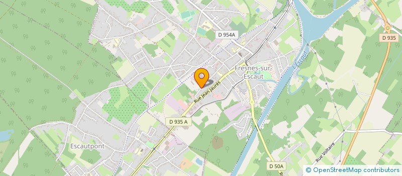 localisation de l'entreprise MONSIEUR ARNAUD SLOMIANY  FRESNES SUR ESCAUT