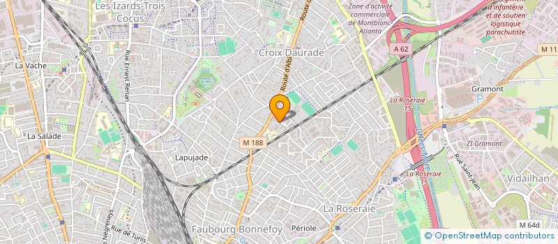 localisation de l'entreprise MONSIEUR ARNAUD SOLIS  TOULOUSE