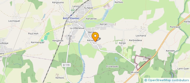 localisation de l'entreprise MONSIEUR ARNAUD SONNIC  PLOEMEL