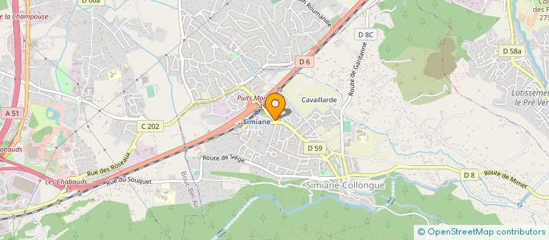 localisation de l'entreprise MONSIEUR ARNAUD SONOR  SIMIANE-COLLONGUE