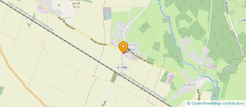 localisation de l'entreprise MONSIEUR ARNAUD SOSNIERZ  MEZIDON VALLEE D'AUGE