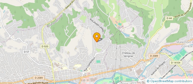 localisation de l'entreprise MONSIEUR ARNAUD SOSTA  BRIVE-LA-GAILLARDE