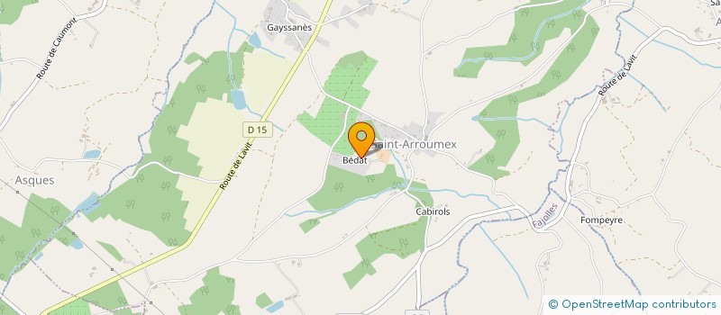 localisation de l'entreprise MONSIEUR ARNAUD SOUDANI à SAINT ARROUMEX