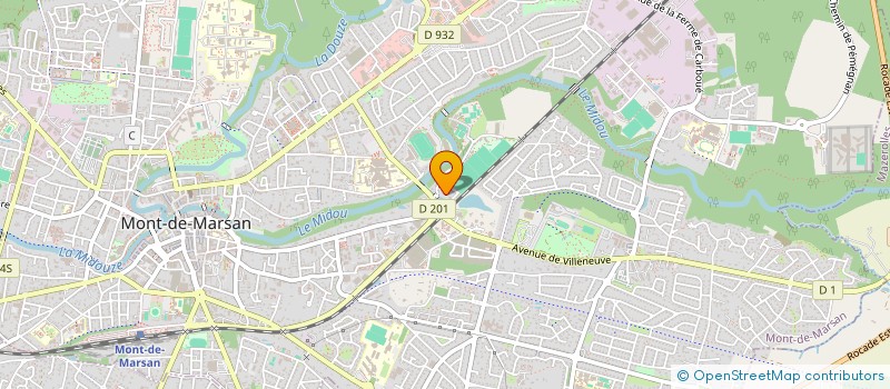 localisation de l'entreprise MONSIEUR ARNAUD SOURBES  MONT-DE-MARSAN