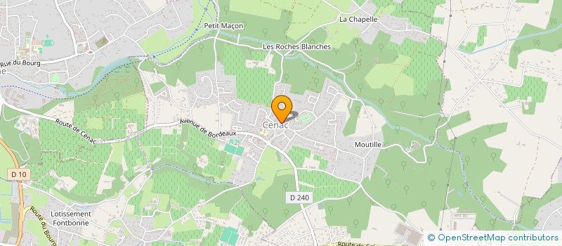 localisation de l'entreprise MONSIEUR ARNAUD SOUS  CENAC