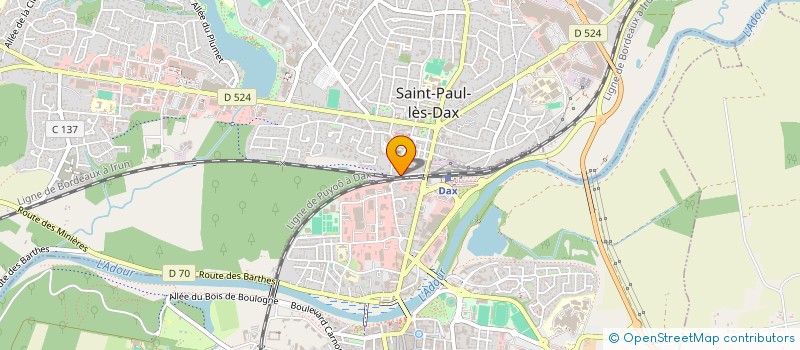 localisation de l'entreprise MONSIEUR ARNAUD SPIGARIOL  SAINT-PAUL-LES-DAX