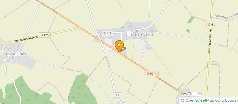 localisation de l'entreprise MONSIEUR ARNAUD SPINDLER  VILLERS-EN-VEXIN