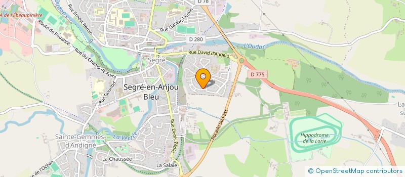 localisation de l'entreprise MONSIEUR ARNAUD STASZEWSKI  SEGRE-EN-ANJOU BLEU