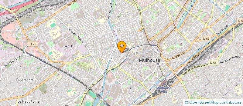 localisation de l'entreprise MONSIEUR ARNAUD STEIMER  MULHOUSE