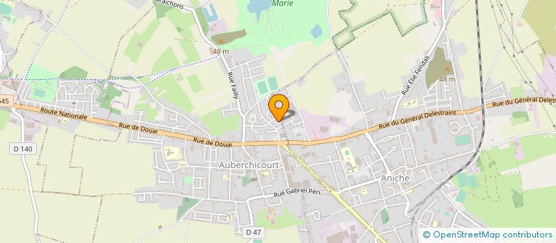 localisation de l'entreprise MONSIEUR ARNAUD STERLE  AUBERCHICOURT