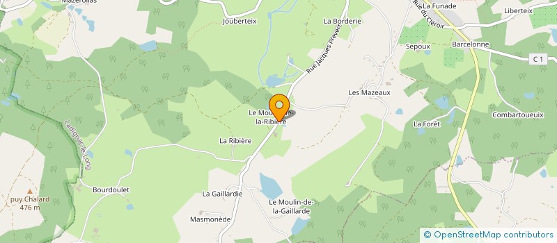 localisation de l'entreprise MONSIEUR ARNAUD STRIEBEL à LADIGNAC-LE-LONG