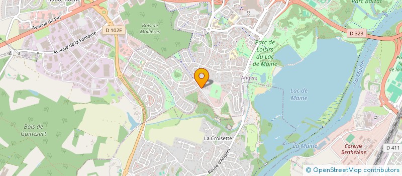 localisation de l'entreprise MONSIEUR ARNAUD SUBRA à ANGERS