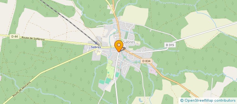localisation de l'entreprise MONSIEUR ARNAUD SUZANNE à SABRES