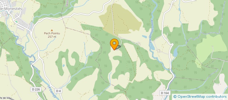 localisation de l'entreprise MONSIEUR ARNAUD TABOUREL  SAISSAC