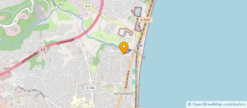 localisation de l'entreprise MONSIEUR ARNAUD TANCHOUX  ANTIBES