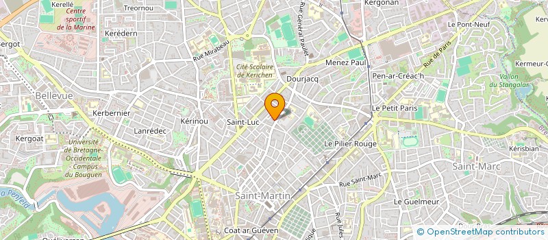 localisation de l'entreprise MONSIEUR ARNAUD TANGUY à BREST