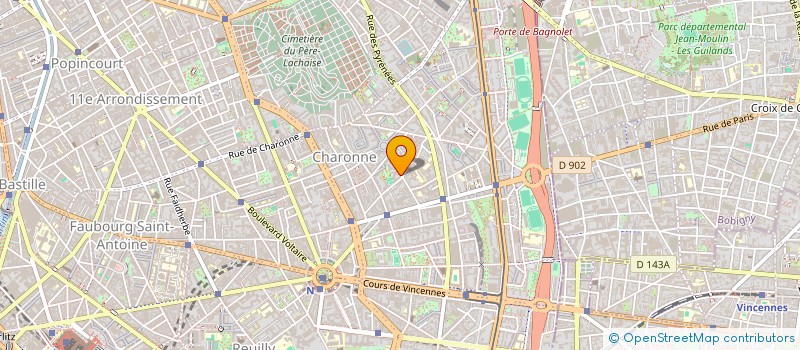 localisation de l'entreprise MONSIEUR ARNAUD TANIERE  PARIS