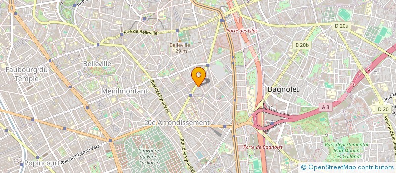 localisation de l'entreprise MONSIEUR ARNAUD TAVARES  PARIS