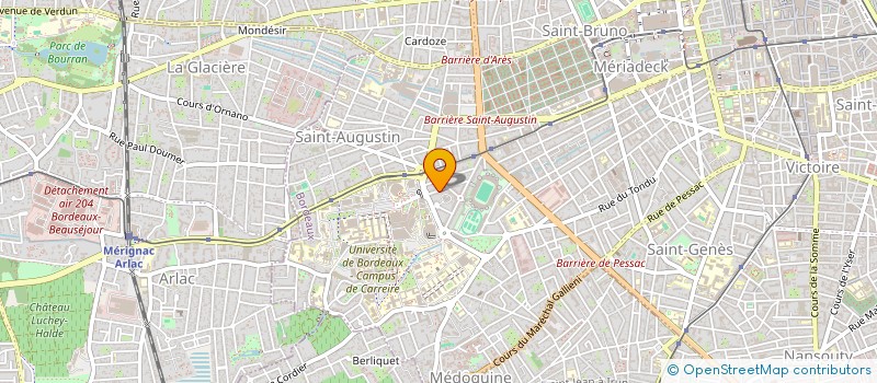 localisation de l'entreprise MONSIEUR ARNAUD TEYSSEDRE à BORDEAUX
