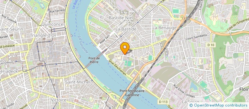 localisation de l'entreprise MONSIEUR ARNAUD THILLE  BORDEAUX