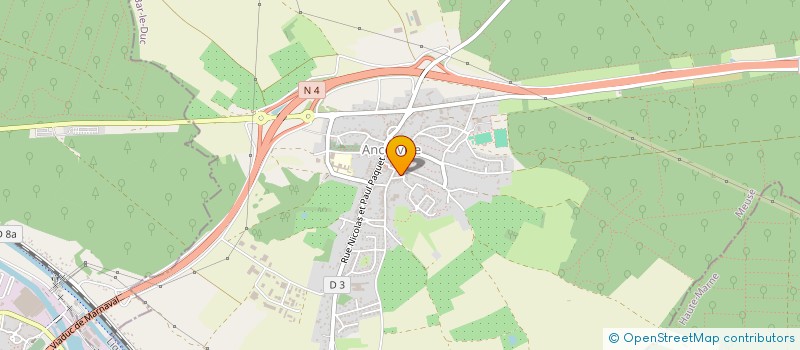 localisation de l'entreprise MONSIEUR ARNAUD THIRION  BAZINCOURT-SUR-SAULX