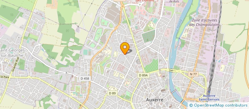 localisation de l'entreprise MONSIEUR ARNAUD THIS  AUXERRE