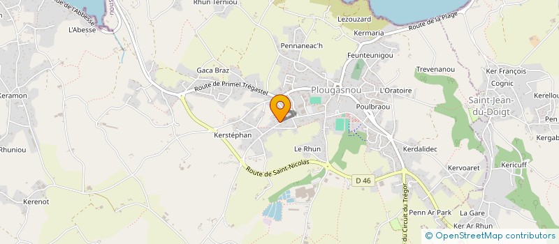 localisation de l'entreprise MONSIEUR ARNAUD THOMAS  PLOUGASNOU