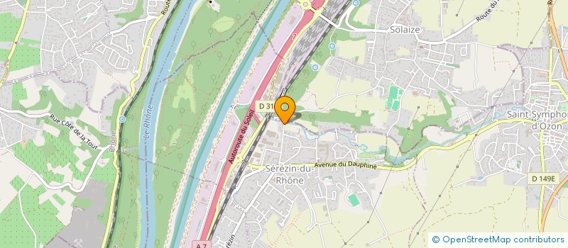 localisation de l'entreprise MONSIEUR ARNAUD THOMAS à SEREZIN-DU-RHONE