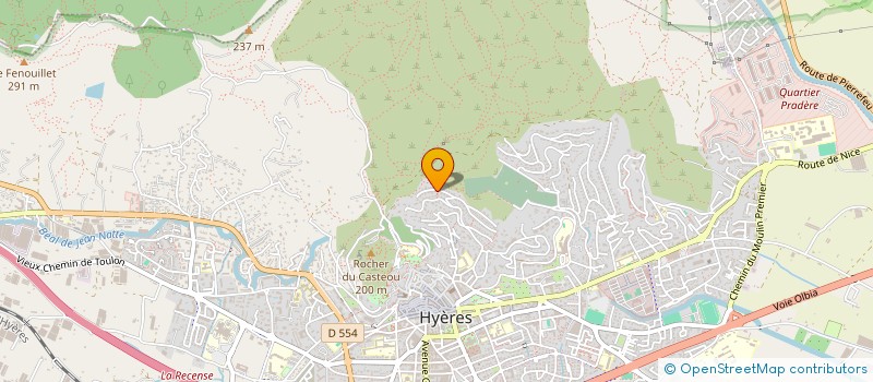 localisation de l'entreprise MONSIEUR ARNAUD THUILLEZ à HYERES