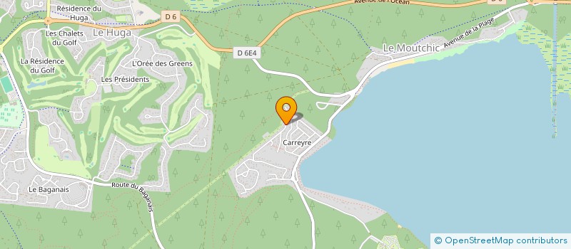 localisation de l'entreprise MONSIEUR ARNAUD TORPIER  LACANAU