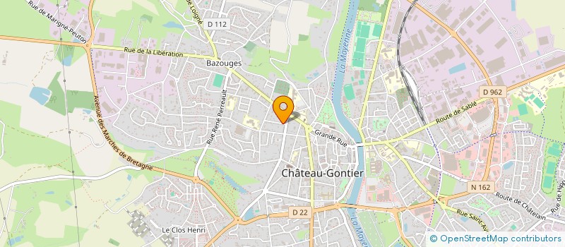 localisation de l'entreprise MONSIEUR ARNAUD TOUEILLE à CHATEAU-GONTIER-SUR-MAYENNE