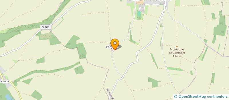 localisation de l'entreprise MONSIEUR ARNAUD TOURTE  FOURNIVAL