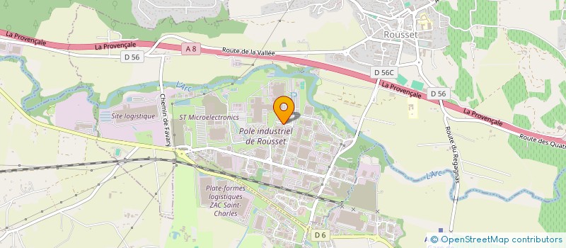 localisation de l'entreprise MONSIEUR ARNAUD TOUTAIN  ROUSSET