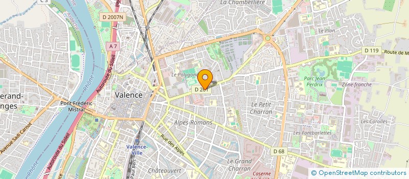 localisation de l'entreprise MONSIEUR ARNAUD TRAMBOUZE à VALENCE