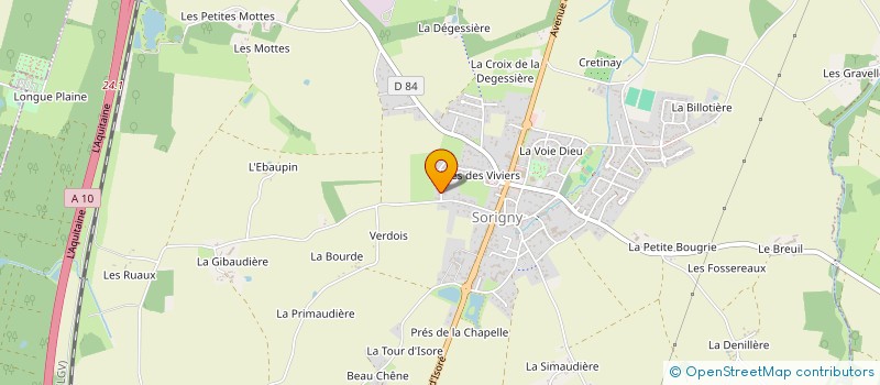 localisation de l'entreprise MONSIEUR ARNAUD TRANSON  SORIGNY