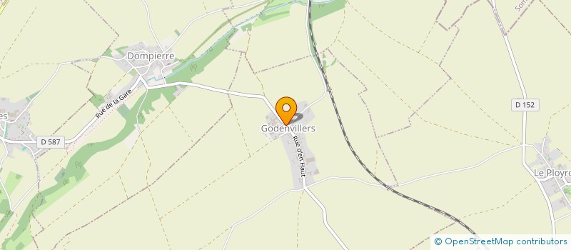 localisation de l'entreprise MONSIEUR ARNAUD TRIOUX  GODENVILLERS