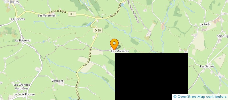 localisation de l'entreprise MONSIEUR ARNAUD TRONCY  LIGNY-EN-BRIONNAIS