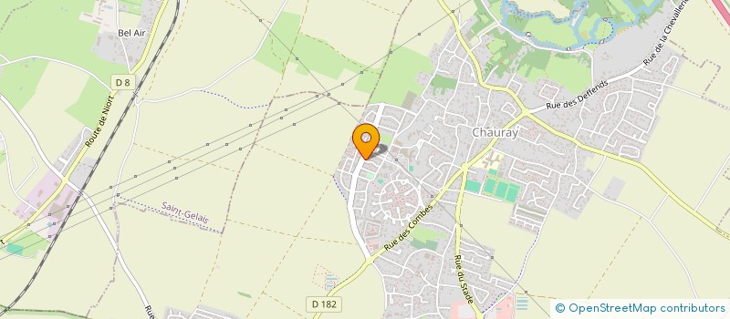 localisation de l'entreprise MONSIEUR ARNAUD TROUVE  CHAURAY