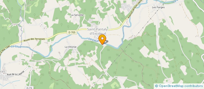 localisation de l'entreprise MONSIEUR ARNAUD TURENNE  CLERMONT D EXCIDEUIL