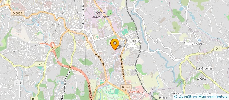 localisation de l'entreprise MONSIEUR ARNAUD TUSSY-VASSILIEFF  GRASSE