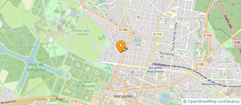 localisation de l'entreprise MONSIEUR ARNAUD ULRICH à VERSAILLES