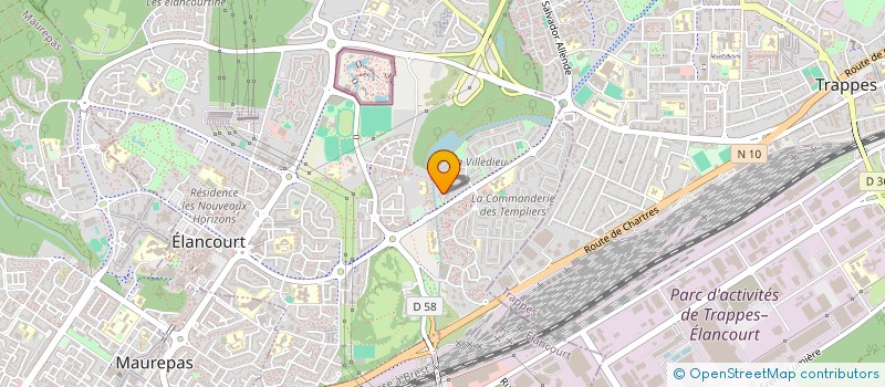 localisation de l'entreprise MONSIEUR ARNAUD USAI  ELANCOURT