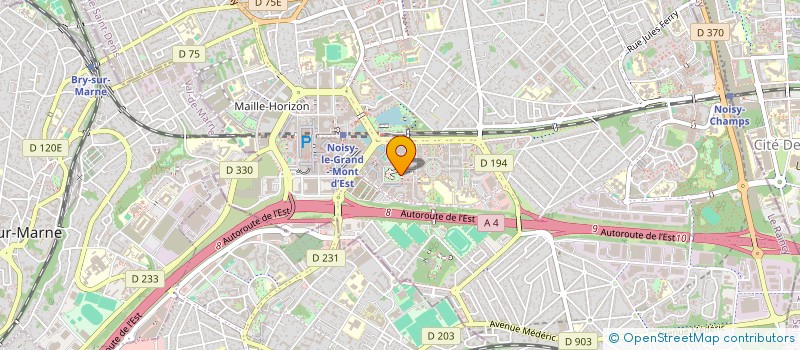 localisation de l'entreprise MONSIEUR ARNAUD VALLI  NOISY-LE-GRAND